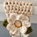 Farmhouse Tea Towel Holder- Removable Daisy & Tea Towel