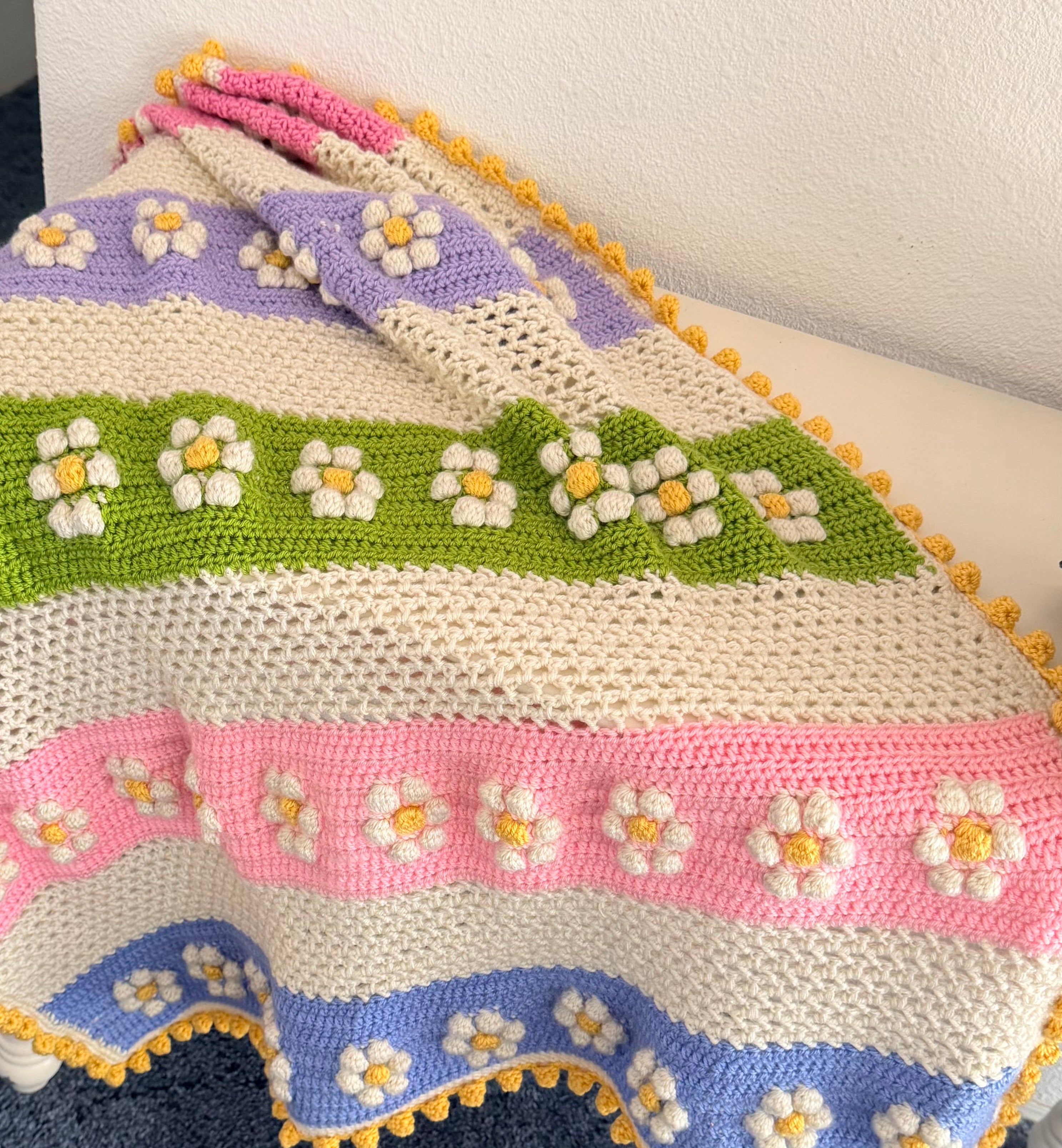Daisy Baby Blanket
