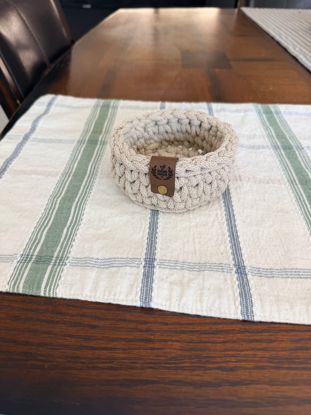 Cotton Rope Crochet Basket
